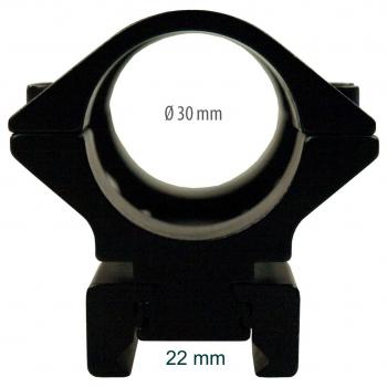 LENSOLUX 1-piece convertible full-moun for scope on 11 mm or 22 mm prism-rail