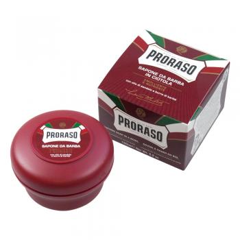 ProRaso Shaving Soap Sensitive with sandalwood oil and shea butter