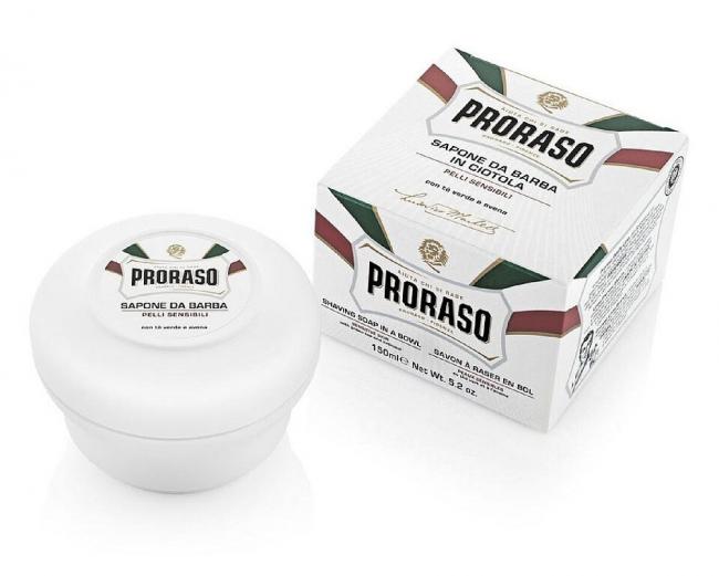 ProRaso Shaving Soap with green tea and oats